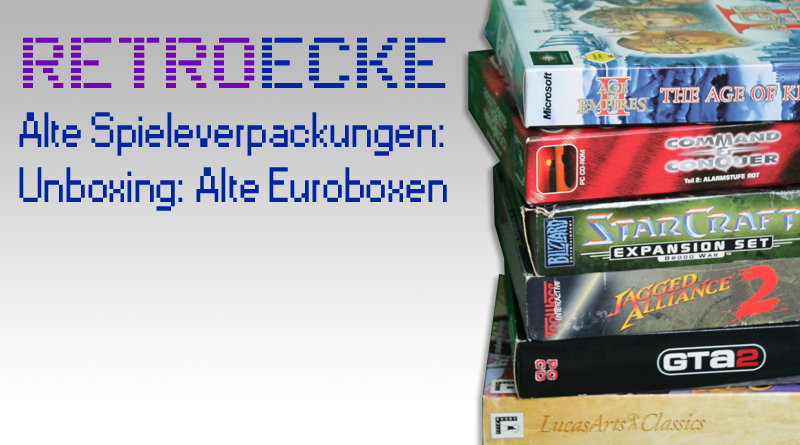 Retroecke #2 Alte Spieleverpackungen: Unboxing alte Euroboxen