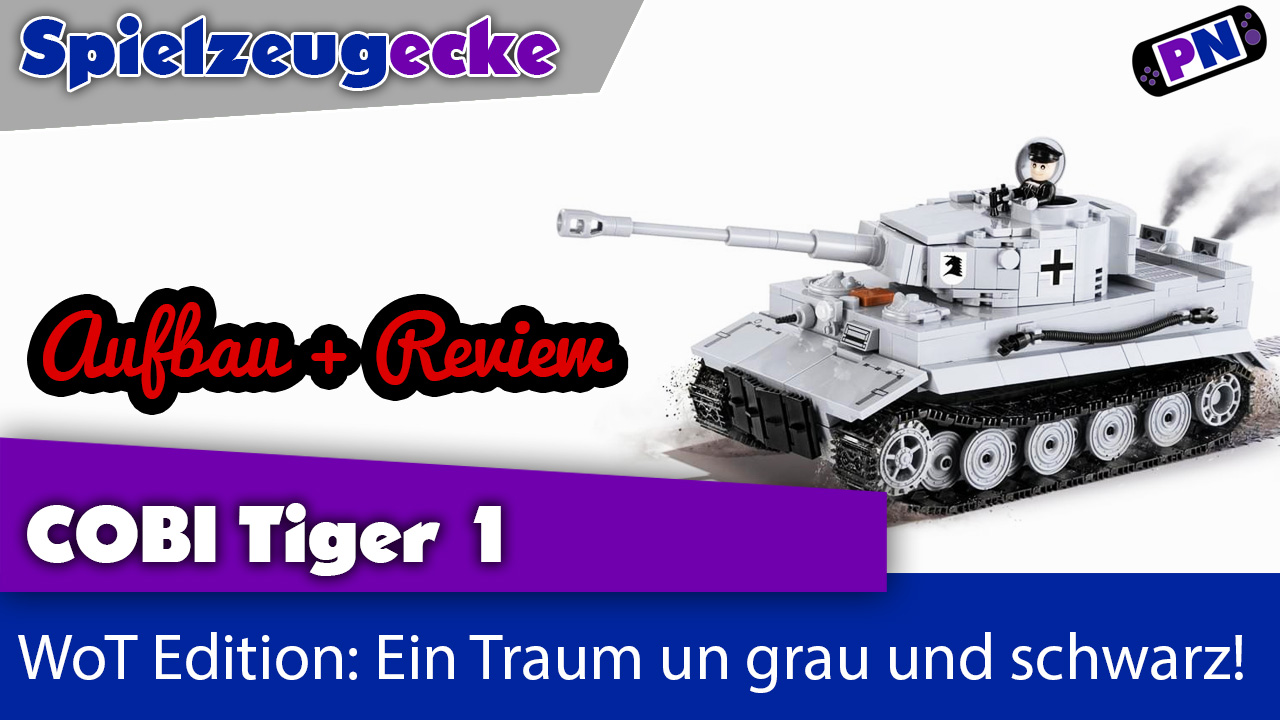 COBI Panzer 3000B: Tiger I (grau)- Aufbau + Review