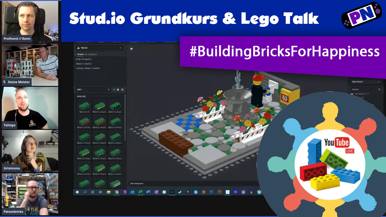 Building Bricks For Happiness: Stud.io Tutorial feat. Grimmona, Tahispa, Steine Meister