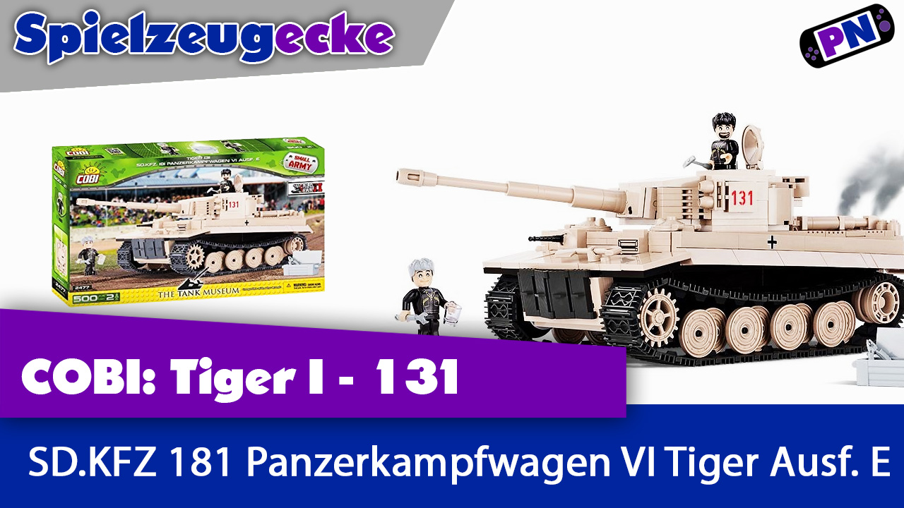 COBI Tiger I (131  – SondeSD.KFZ 181 Panzerkampfwagen VI Ausf. E) – Review (2477)