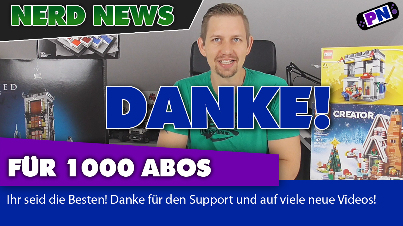 Ihr seid die Besten! Danke für 1000 Abos!