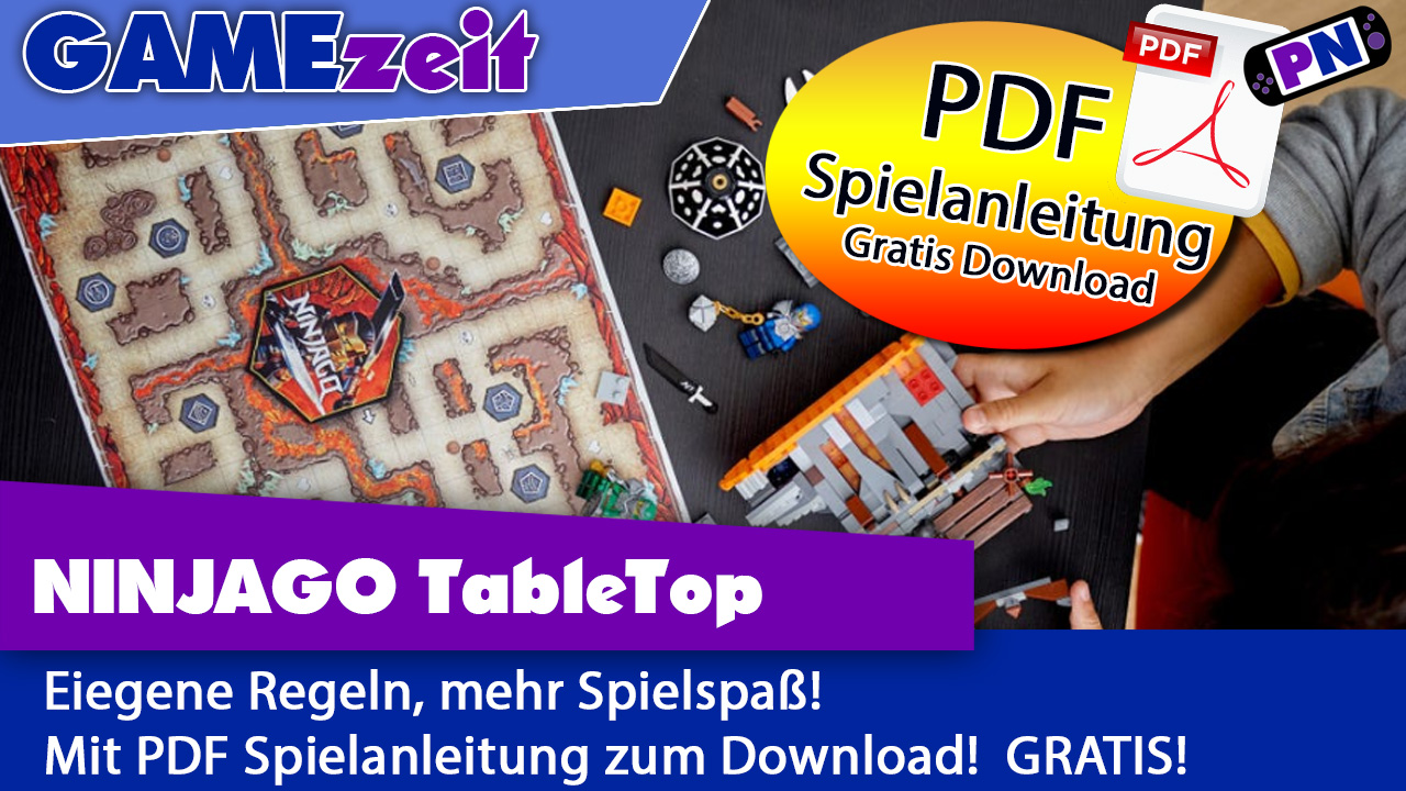 Verbessert: LEGO® TableTop: Eigene Regeln! Tutorial, Anleitung und gratis PDF Download! (z.B. 71717)