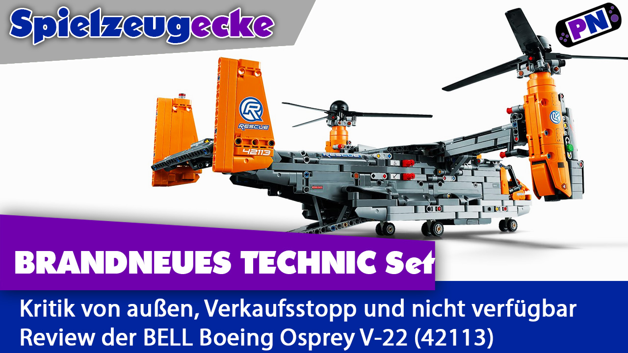 Verboten gut: LEGO® Bell Boeing Osprey V-22 im Hands-On-Review (42113)