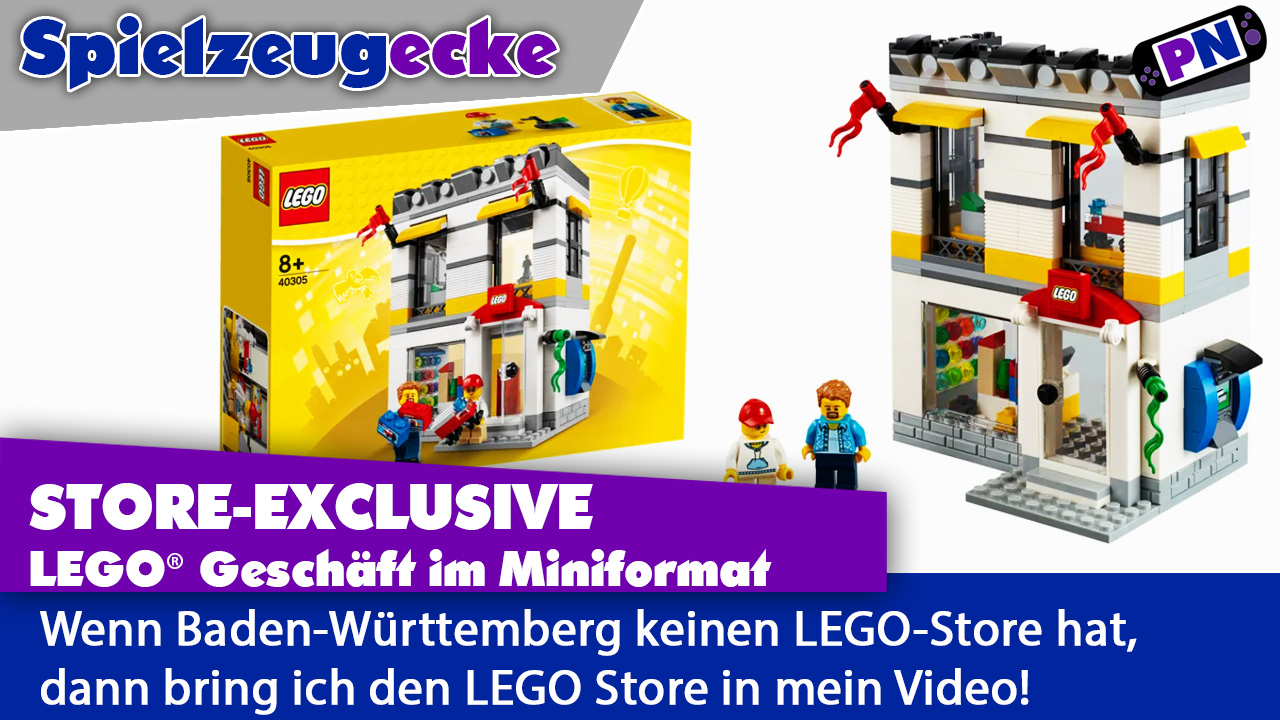 Endlich ein LEGO Store in Baden-Württemberg – zumindest aus LEGO! Review Mini-LEGO-Geschäfts (40305)