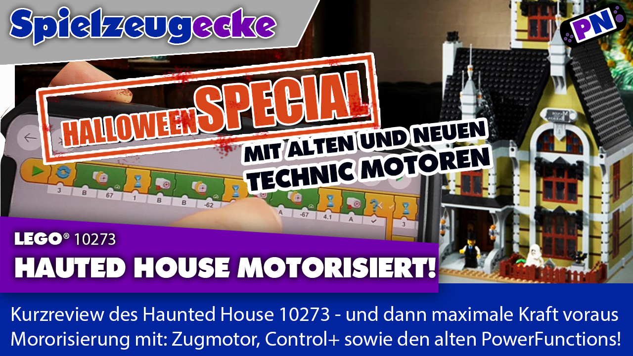 Motorisiert: Haunted House HALLOWEEN SPECIAL: Egal ob Zugbatteriebox, Control+ oder PowerFunctions: Es geht!