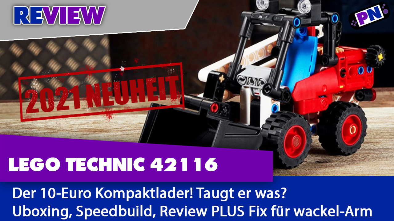 NEUHEIT 2021: LEGO TECHNIC 42116 – Kompaktlader: ein 10-Euro Set – Genial oder Gruselig?