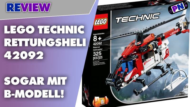 So geht Seilwinde! LEGO® TECHNIC 42092 Rettungshelikopter