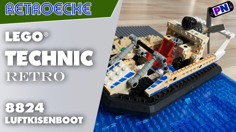 Fast 30 Jahre alt aber genial! Luftkissenboot von LEGO® TECHNIC 8824