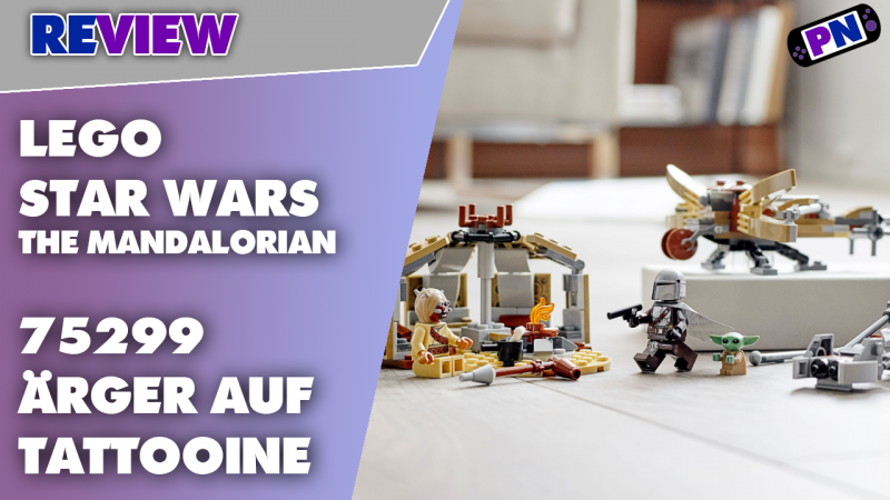 Top Mando, günstiger Grogu. Toller Teilesepender: LEGO® STAR WARS: Ärger auf Tattooine 75299