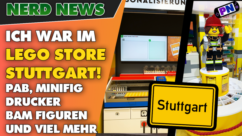 Ich durfte in den neuen LEGO® Store Stuttgart! BAM Tower, Pick a Brick und Minifig Druckmaschine uvm!