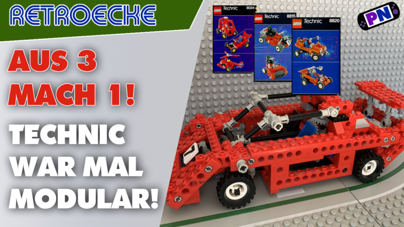 LEGO® TECHNIC konnte mal so viel! Aus 3 mach 1! Der Sportwagen aus drei Kleinmodellen 8024 + 8815 + 8820