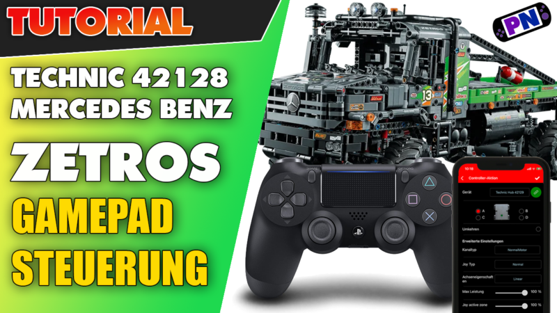 Mercedes Benz Zetros mit Gamepad steuern! LEGO® TECHNIC 42129