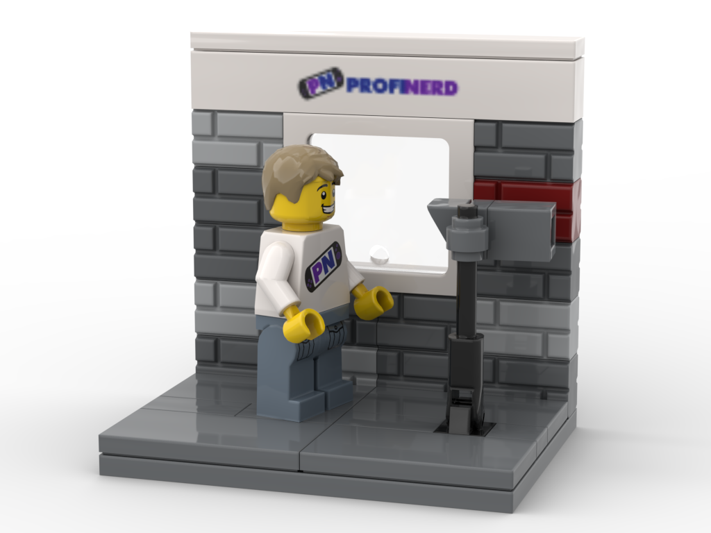 Profinerd Display Stand Special Edition - Vorderansicht Beispiel mit SigFig