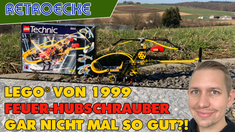 Mehr Spielwert als bei City! Aber aus TECHNIC! LEGO® TECHNIC 8253 Feuerwehr-Helikopter Retro Review