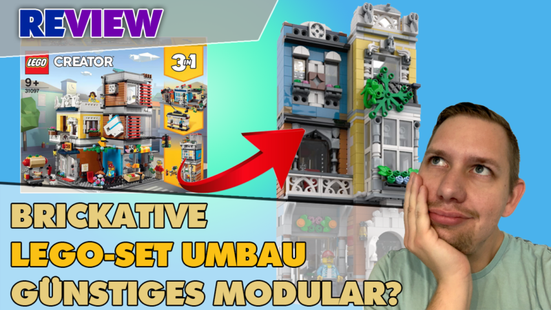 LEGO Creator Set zu Modular umbauen?! Mit einer Brickative Anleitung total einfach und genial! Parrots Apartments