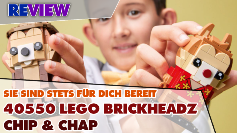 Stets für dich bereit! Chip & Chap BRICKHEADZ LEGO® 40550 #163 #164