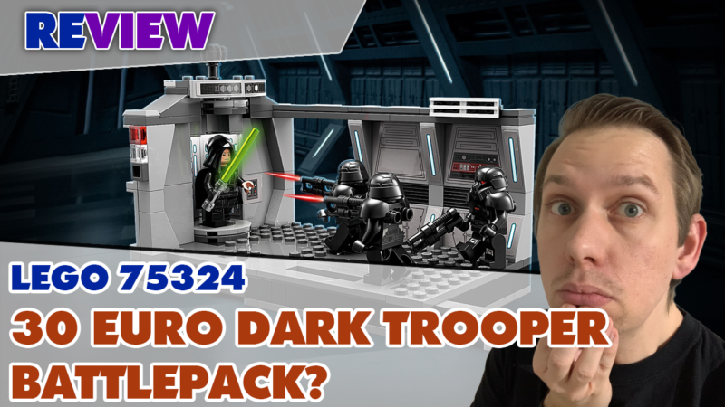 Happig! 30 Euro Dark Trooper Battlepack plus ein bisschen Kulisse. LEGO® Star Wars 75324 Review + Unboxing