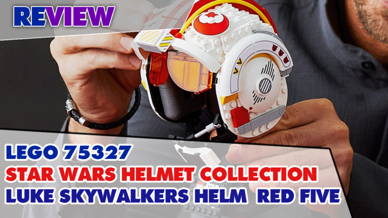 Helmpflicht auch bei den Rebellen! Helm von Luke Skywalker Red Five LEGO®75327 im Review + Unboxing