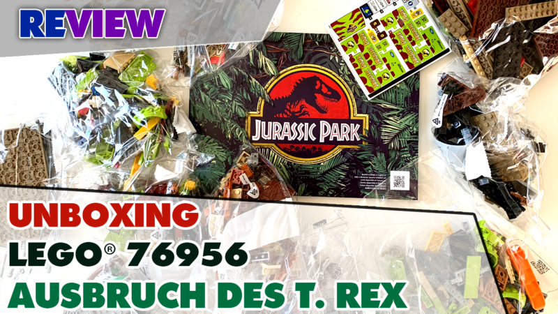 Das Leben findet einen Weg! LEGO® 76956 Ausbruch des T. Rex Unboxing