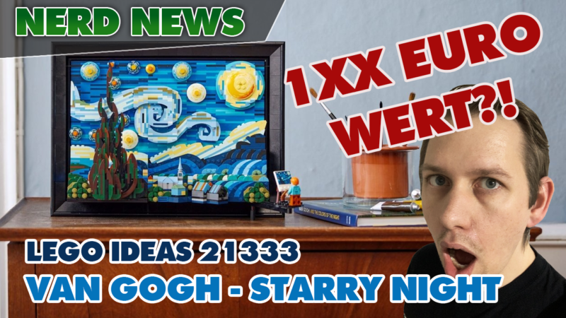 1XXX Euro? Ernsthaft? Vorgestellt: LEGO® 21333 Van Gogh – Starry Night / Sternennacht – NEU ab Juni