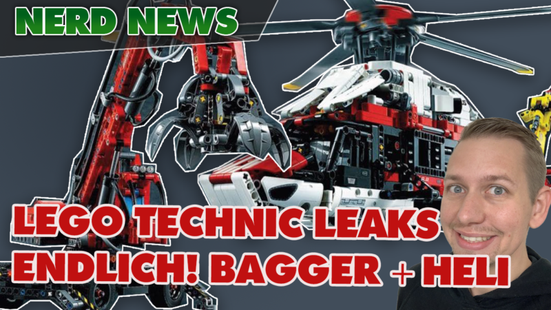 LEAK der LEGO® August Neuheiten: Bagger 42144 + Airbus H175 Heli 42145! Alle Infos!