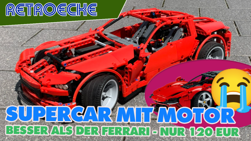TECHNIC Supercar mit Motor für ein Drittel des Preises des Ferrari Daytona SP3! LEGO® 8070 im Review