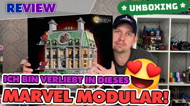 Ich bin verliebt! Sanctum Sanctorum von LEGO® MARVEL als Modular Building! 76218 Unboxing