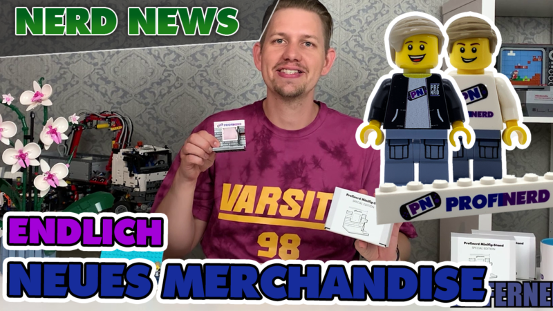 NEUES Merch lieferbar! Bricks, NEUE SigFigs, Display-Stand und vieles mehr!