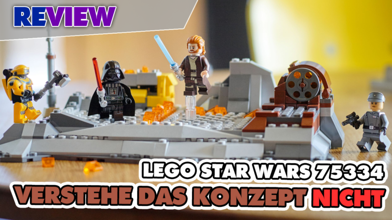Was soll das für ein Spielset sein? Nur wegen der Minifiguren produziert: LEGO® STAR WARS Obi Wan Kenobi vs Darth Vader – 75334 Review