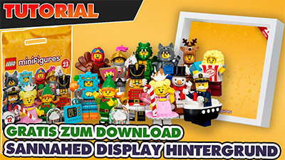 LEGO® CMF 23 IKEA Sannahed Wallpaper / Hintergründe für Bilderrahmen – Collectible Minifigures