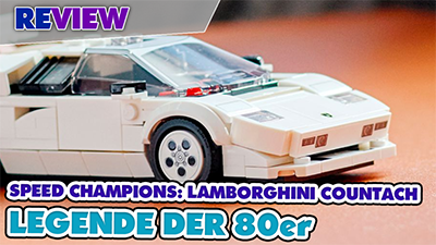 Legende der 80er: Lamborghini Countach LEGO® Speed Champions 76908 im Review