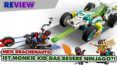 Ist Monkie Kid das bessere Ninjago? Mei’s Drachenauto mit coolen Minifiguren LEGO® 80031 im Review