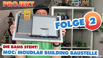 Eigenbau: Projekt Modular Building: Grundplatte fertig und Gebäudegrundriss steht – Folge 2