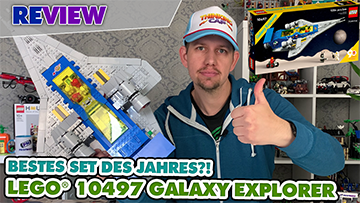Preis/Leistung Top und Retro-Vibes: Galaxy Explorer / Entdeckerraumschiff (10497) zum 90. Jubiläum von LEGO®