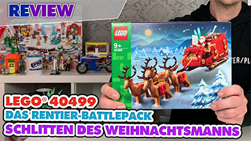 Rentier-Battlepack: LEGO® Schlitten des Weihnachtsmanns (40499) Bestes Weihnachts-Set Ever?