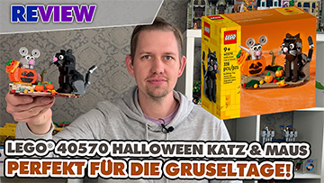 Geht doch! 4 Cent pro Teil: Mega Halloween Deko für gutes Geld! LEGO® 40570 Katz und Maus