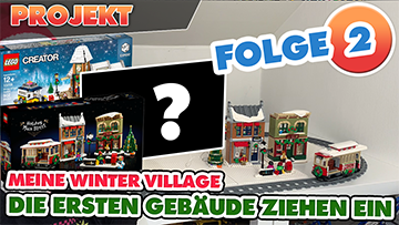 Projekt: Wohin mit den Häusern? Winterlandschaft mit LEGO® Weihnachtssets / Winter Village – Folge 2