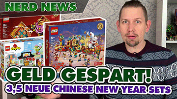 Geld gespart! Die neuen CNY (Chinese New Year) Sets triggern mich null! LEGO® 80110 80111 10411 40648