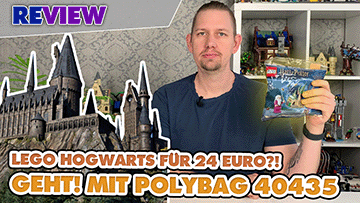 Hogwarts für wenig Geld: 24 Euro für das Schloss im Micro Format dank Polybag: LEGO® 30435 Build your own Hogwarts