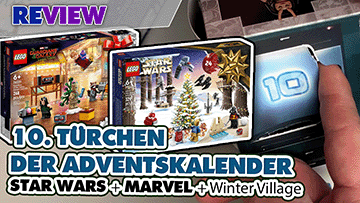 10. Türchen LEGO® Adventskalender Star Wars + Marvel Guardians of the Galaxy + Winterlandschaft Ausbau 75340 + 76231