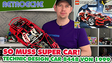 So geht Supercar: Retro LEGO® TECHNIC Set 8448 (Design Car) im Review!