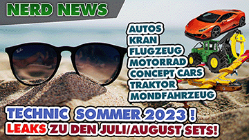 BRANDHEIß: 🔥 LEAK zu Sommer-TECHNIC Sets von LEGO®: Autos, Motorrad, Kran, Flugzeug, Traktor, Rover uvm!
