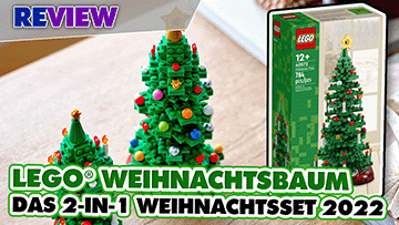 Jeder braucht einen Weihnachtsbaum! Und einen der nicht nadelt gibt’s von LEGO®! 40573 Review
