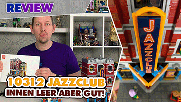 Mehr Musik im Innenraum, LEGO! 🎷 Jazzclub LEGO® ICONS 10312 im Review