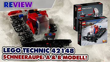 Erwartungshaltung übertroffen: LEGO® TECHNIC 42148 Schneeraupe (A+B Modell) im Review