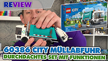 Kassiert keine Abfuhr: LEGO® City Müllfahrzeug / Müllabfuhr 60386 im Review