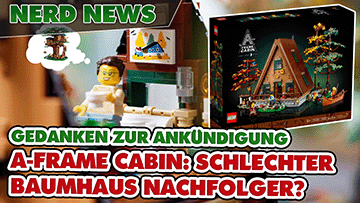IDEAS Nachfolger zum LEGO Baumhaus 🌳: A-Frame Cabin / Finnhütte LEGO IDEAS 21338