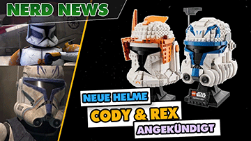 Zwei der beliebtesten Star Wars Charaktere wandern in die LEGO® Helmet Collection: Commander Cody & Rex! 75349 + 75350