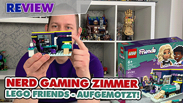 Nerd-Gaming Room 🕹️ bei LEGO® Friends! Novas Zimmer Review 71755