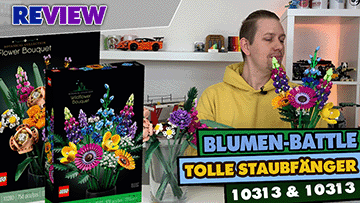 Rosen, Tulpen Nelken 💐 Alle Blumen welken außer die von LEGO! Blumenstrauß Vergleich: 10280 vs 10313